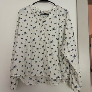 Universal thread popover blouse